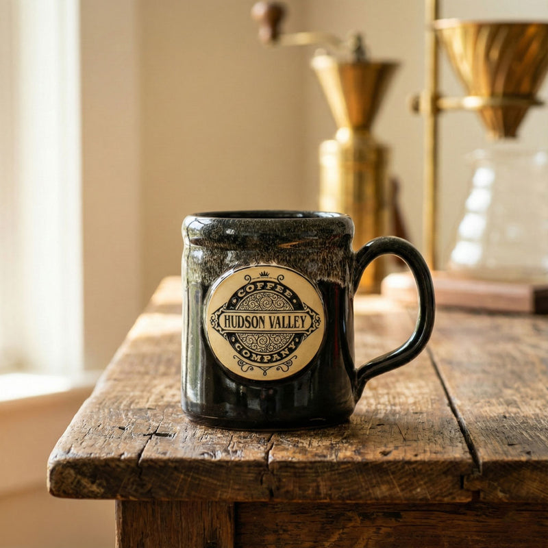 Ceramic Handmade Coffee Mug - Black